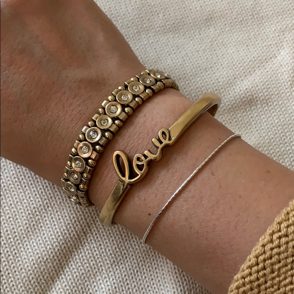 J.Crew Rhinestone Stretch Bracelet